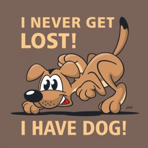 cartoon never lost dog