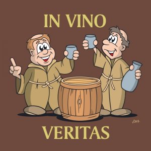 Cartoon in vino veritas